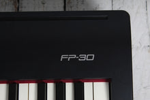 Load image into Gallery viewer, Roland FP-30 88 Key Digital Piano Keyboard w Pedal Power Supply &amp; Sustain Pedal