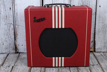 Load image into Gallery viewer, Supro Delta King 12 Electric Guitar Amplifier Scarlett &amp; Creme with Footswitch