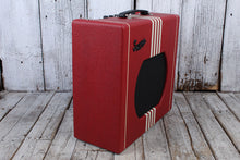 Load image into Gallery viewer, Supro Delta King 12 Electric Guitar Amplifier Scarlett &amp; Creme with Footswitch