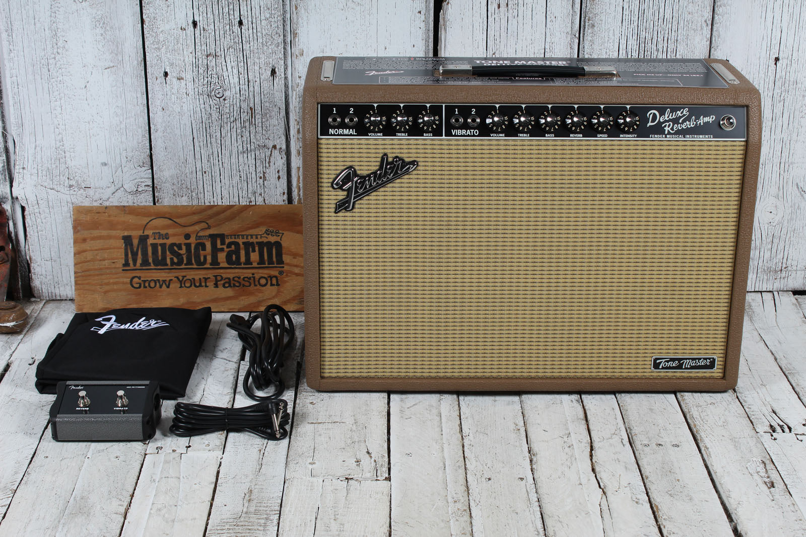 Fender FSR Tone Master Deluxe Reverb Electric Guitar Amplifier with Footswitch Secondary image
