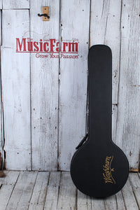 Washburn B11 Americana 5 String Resonator Back Banjo Natural with Hardshell Case