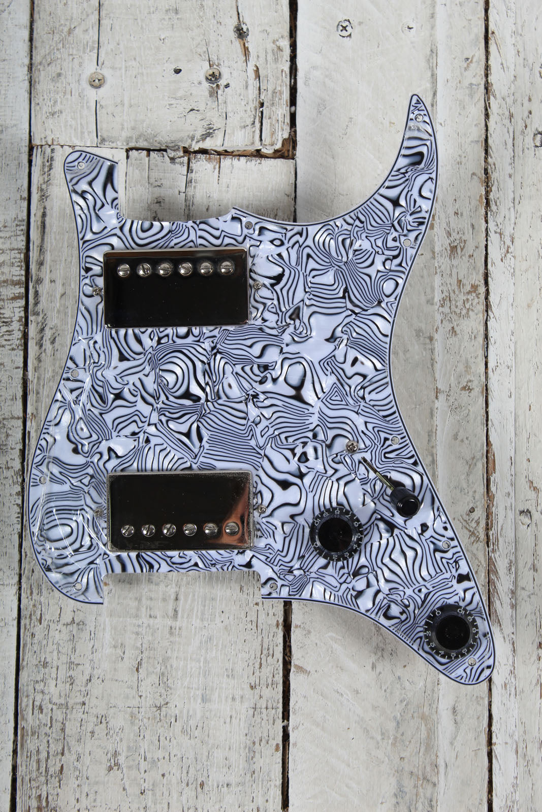 Loaded Electric Guitar Pickguard with Dual Burstbucker Humbucker Guitar Pickups