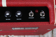 Load image into Gallery viewer, Supro Delta King 12 Electric Guitar Amplifier Scarlett &amp; Creme with Footswitch