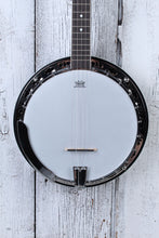 Load image into Gallery viewer, Washburn B11 Americana 5 String Resonator Back Banjo Natural with Hardshell Case