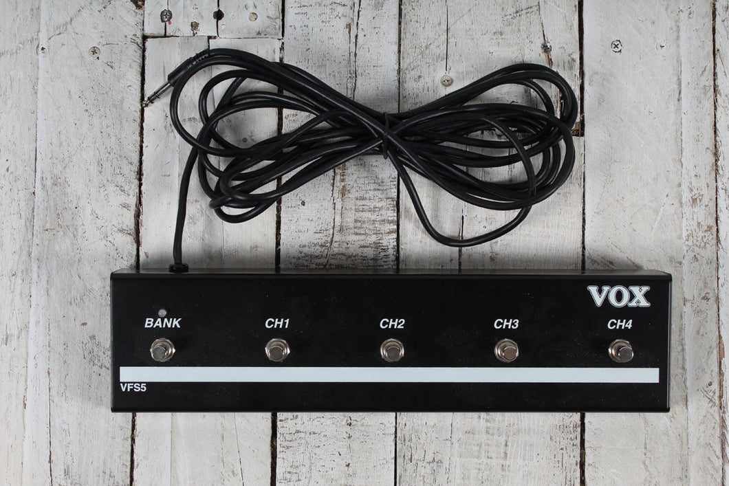 Vox VT Series VFS5 Footswitch for Vox VT Series Guitar Amplifiers