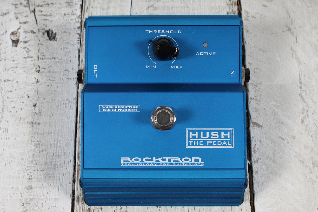 Rocktron Hush Pedal Electric Guitar Noise Reduction Effects Pedal