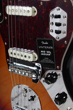 Fender Vintera III Mid '60s Jaguar Electric Guitar 3 Color Sunburst with Gig Bag