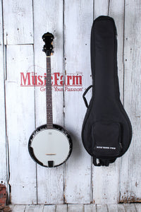 Mastercraft Banjo 5 String Resonator Banjo with Gig Bag