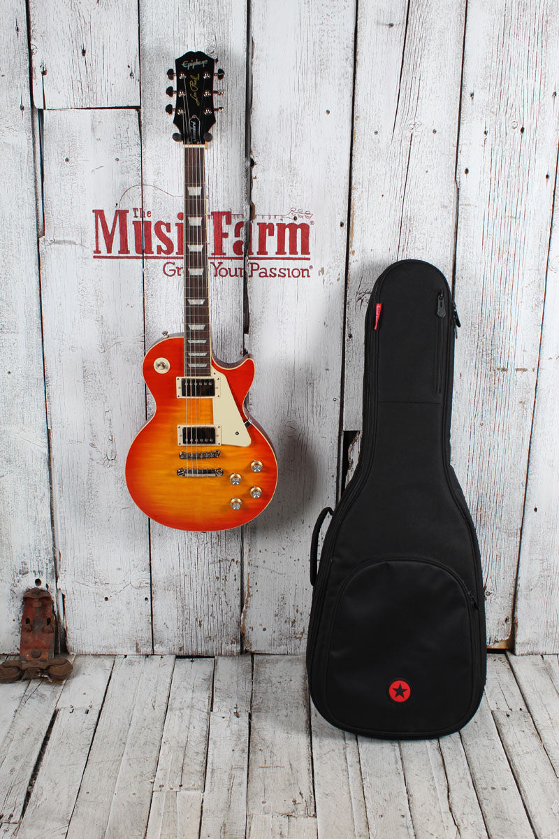 Epiphone 2024 Les Paul Standard 60s Electric Guitar Cherry Sunburst w Gig Bag