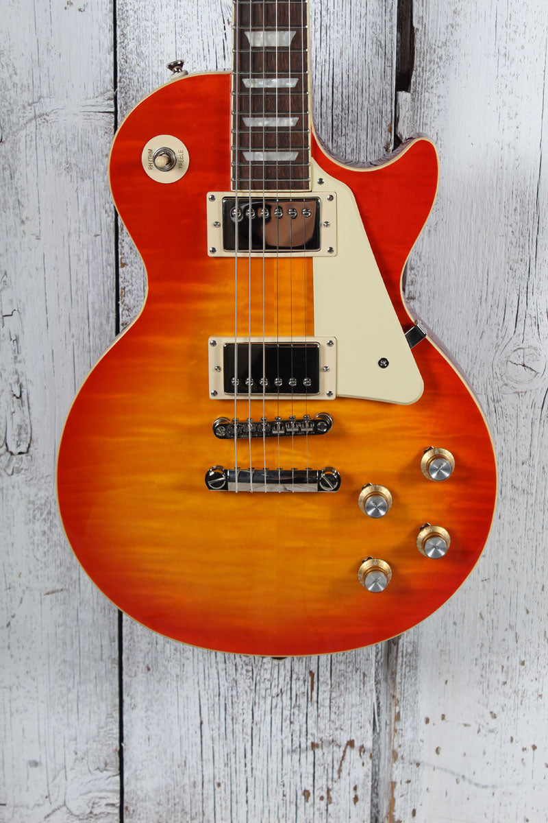 Epiphone 2024 Les Paul Standard 60s Electric Guitar Cherry Sunburst w Gig Bag