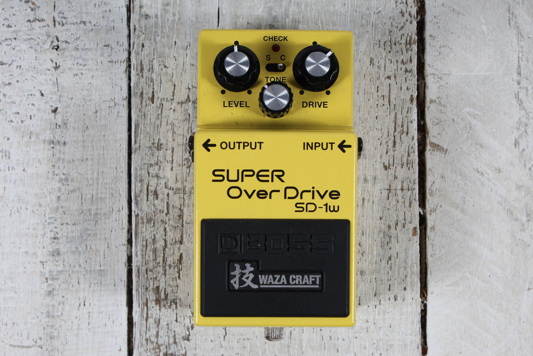 Boss SD-1W Waza Craft Super Overdrive Pedal Electric Guitar Effects Pedal