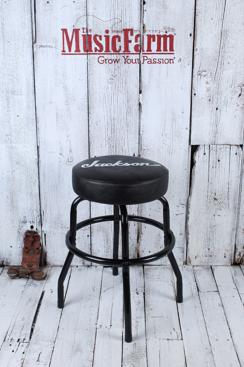 Jackson Logo Barstool 24 Inch Tall 360 Degree Swivel Bar Stool