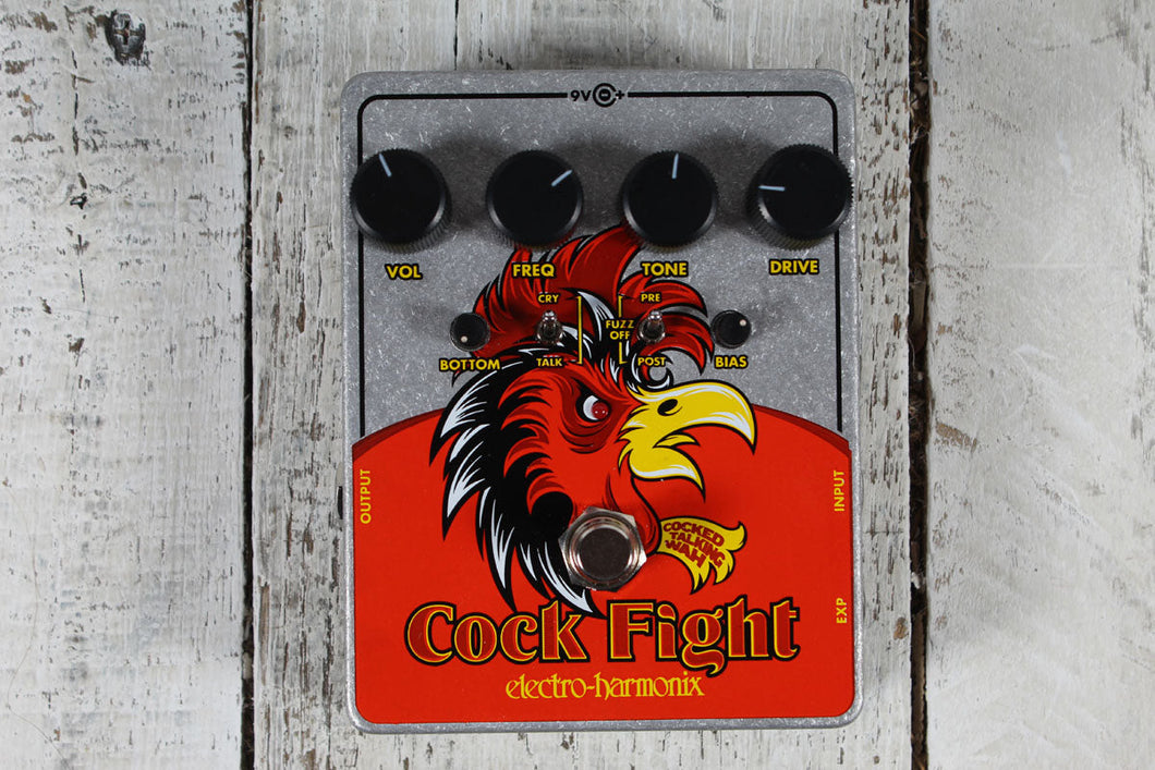 Electro Harmonix Cock Fight Cocked Talking Wah Electric Guitar Effects Pedal