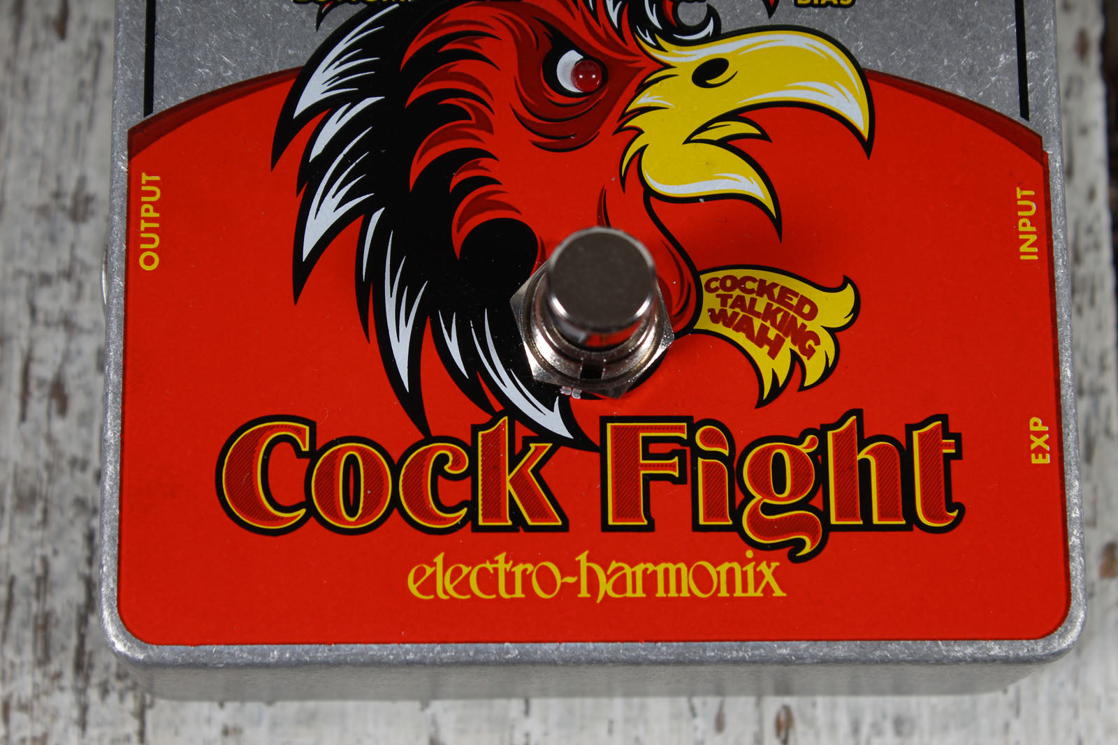Electro Harmonix Cock Fight Cocked Talking Wah Electric Guitar Effects Pedal