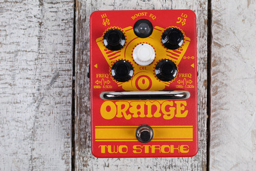 Orange Two Stroke Boost and Equalizer Electric Guitar Boost & EQ Effects Pedal