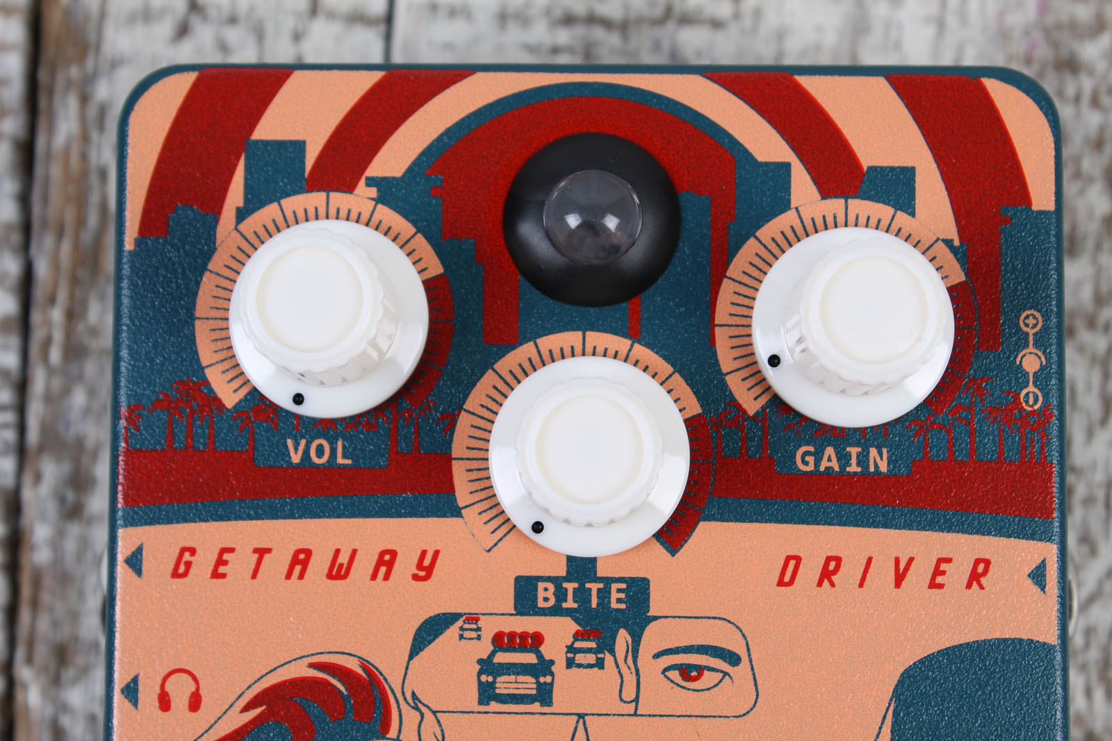 Orange Getaway Driver Overdrive Pedal Electric Guitar Overdrive Effects Pedal