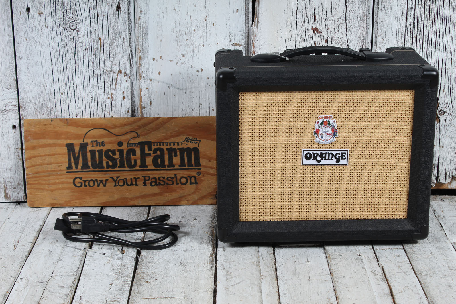 Orange Crush 20 Black Electric Guitar Combo Amplifier 2 Channel 20 Watt 1x8 Amp Secondary image