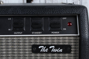 Fender The Twin Electric Guitar Amplifier 100 Watt 2 x1 2 Tube Combo Amp