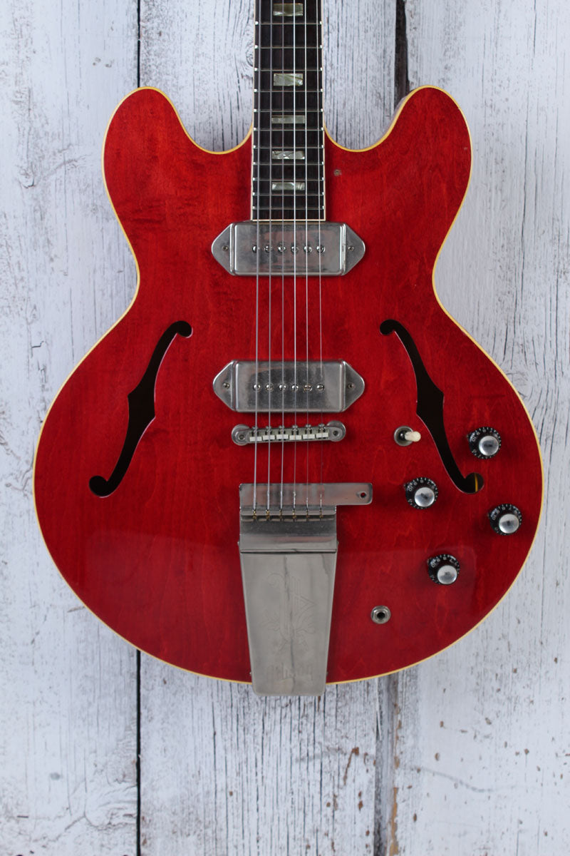 Gibson 1965 ES-330TDC Hollowbody Electric Guitar Cherry Finish w Hardshell Case