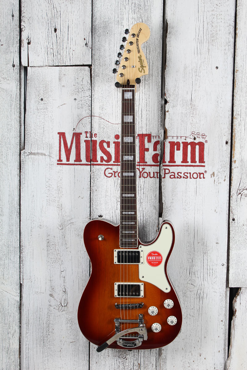 Fender Squier Paranormal Troublemaker Telecaster Deluxe Bigsby Electric Guitar Secondary image