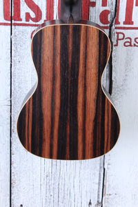 Kala Striped Ebony Tenor Ukulele Satin Finish Uke KA-EBY-T