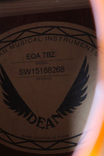 Load image into Gallery viewer, Dean EQA Exotica Quilt Ash Acoustic Electric Guitar Trans Brazilian Burst