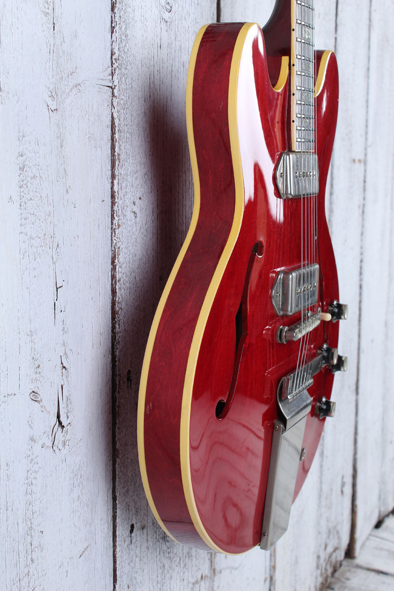 Gibson 1965 ES-330TDC Hollowbody Electric Guitar Cherry Finish w Hardshell Case