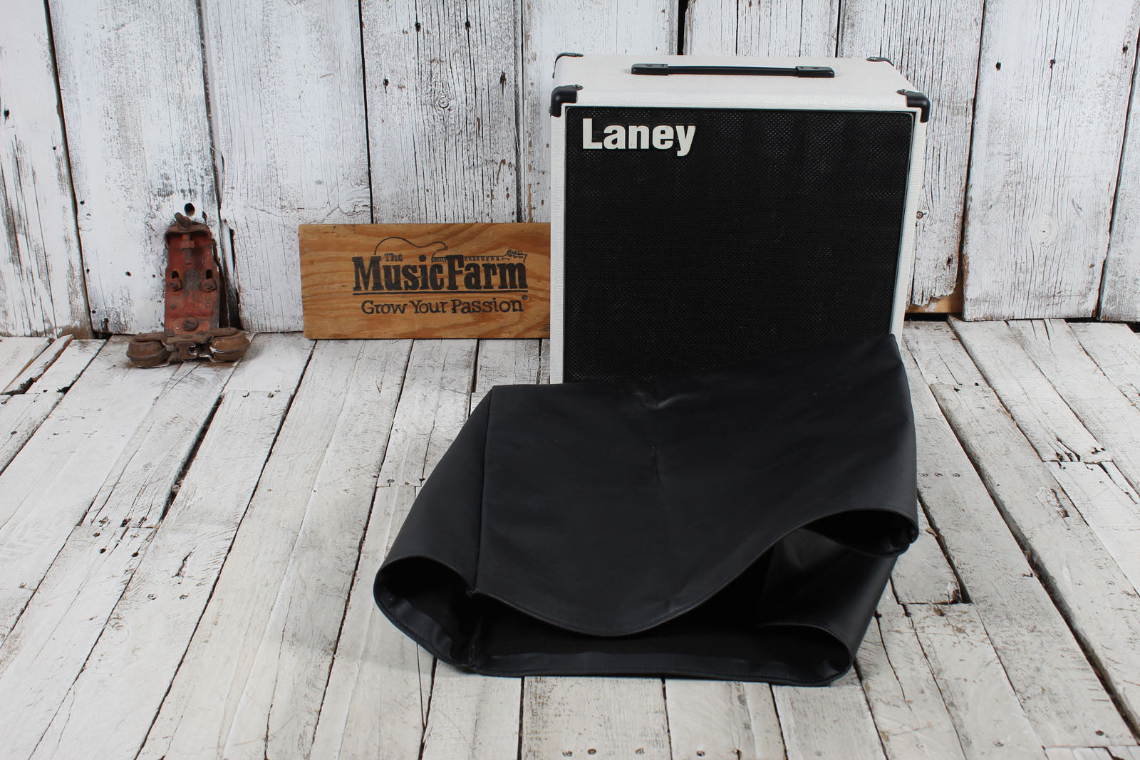 Laney 112 Electric Guitar Speaker Cabinet with Midnight 60 Speaker and Cover Secondary image