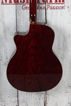 Load image into Gallery viewer, Dean EQA Exotica Quilt Ash Acoustic Electric Guitar Trans Brazilian Burst