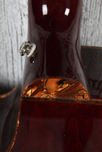 Load image into Gallery viewer, Dean EQA Exotica Quilt Ash Acoustic Electric Guitar Trans Brazilian Burst