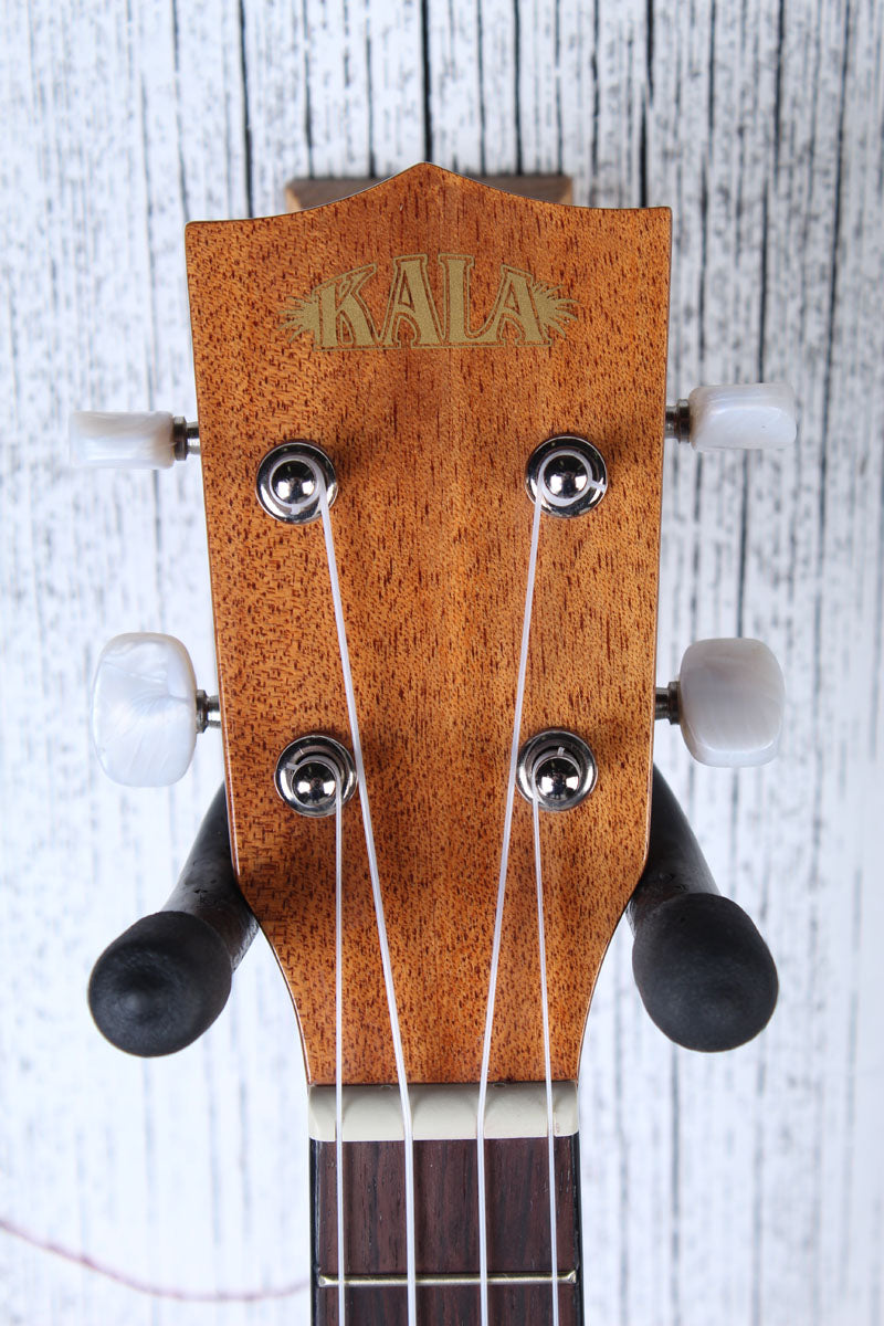 Kala Gloss Mahogany Long Neck Soprano Ukulele All Mahogany Gloss Body KA-SLNG