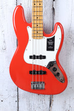 Load image into Gallery viewer, Fender Player II Jazz Bass 4 String Electric Bass Guitar Coral Red Finish