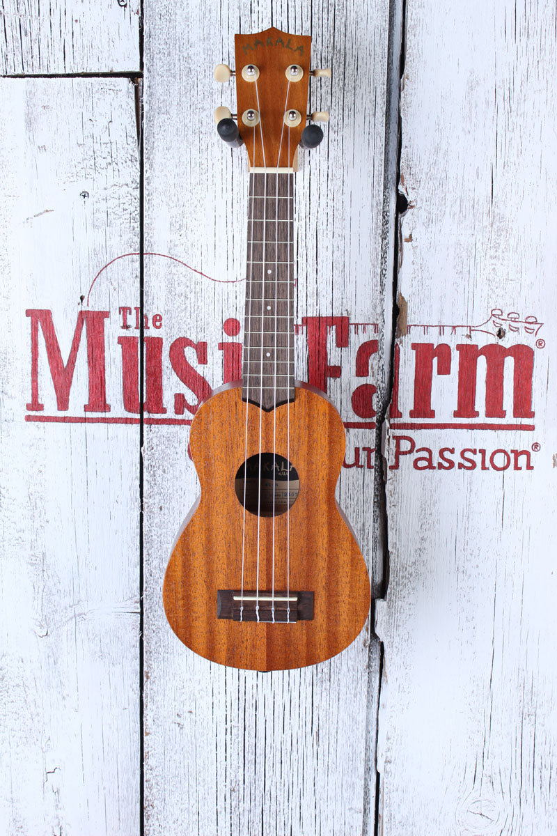 Kala Makala Soprano Body Ukulele Satin Finish with Gig Bag
