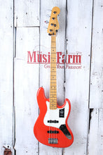 Load image into Gallery viewer, Fender Player II Jazz Bass 4 String Electric Bass Guitar Coral Red Finish