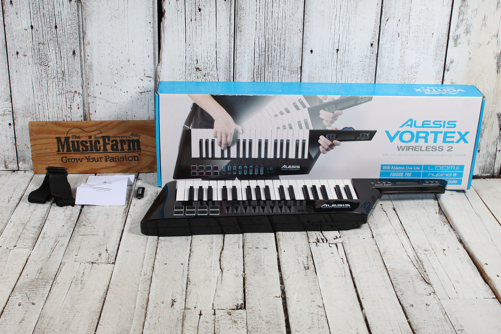 Alesis Vortex Wireless 2 Keyboard Controller 37 Key USB Keytar Controller Secondary image