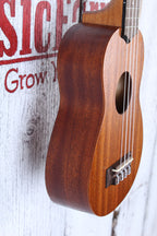Kala Makala Soprano Body Ukulele Satin Finish with Gig Bag
