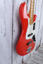 Load image into Gallery viewer, Fender Player II Jazz Bass 4 String Electric Bass Guitar Coral Red Finish