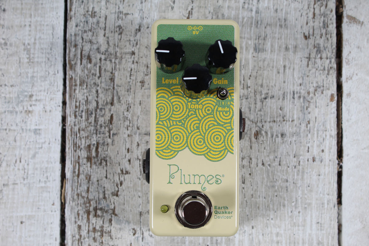 EarthQuaker Limited Edition Plumes Jr MOSFET Mod Small Signal Shredder Guitar Effects Pedal