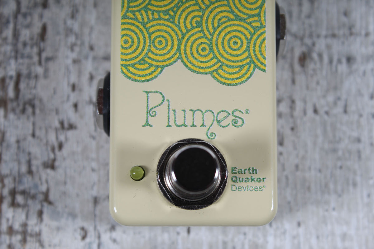 EarthQuaker Limited Edition Plumes Jr MOSFET Mod Small Signal Shredder Guitar Effects Pedal