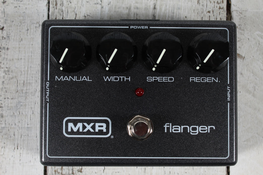 MXR M117R Flanger Pedal Electric Guitar Flanger Effects Pedal with Power Supply