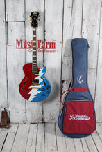 Load image into Gallery viewer, D'Angelico Premier Grateful Dead SS Semi Hollowbody Electric Guitar with Gig Bag