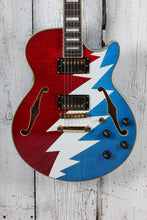 Load image into Gallery viewer, D'Angelico Premier Grateful Dead SS Semi Hollowbody Electric Guitar with Gig Bag