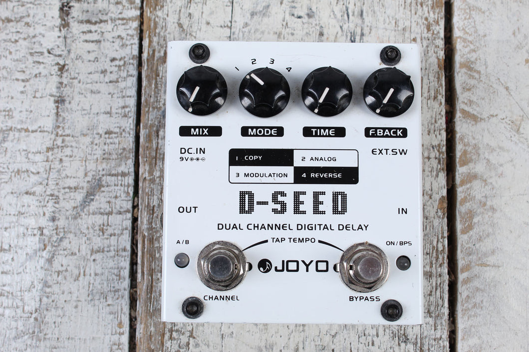 Joyo D-Seed Dual Channel Digital Delay Guitar Effects Pedal