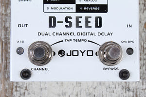 Joyo D-Seed Dual Channel Digital Delay Guitar Effects Pedal