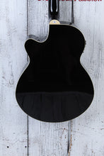 Load image into Gallery viewer, Oscar Schmidt Concert Cutaway Acoustic Electric Guitar USA Flag Graphic