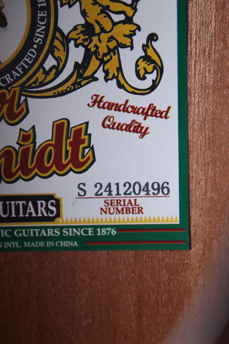 Oscar Schmidt Concert Cutaway Acoustic Electric Guitar USA Flag Graphic