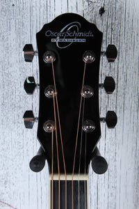 Oscar Schmidt Concert Cutaway Acoustic Electric Guitar USA Flag Graphic