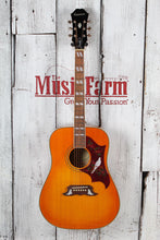 Load image into Gallery viewer, Epiphone Dove Studio Dreadnought Acoustic Electric Guitar Violinburst Finish