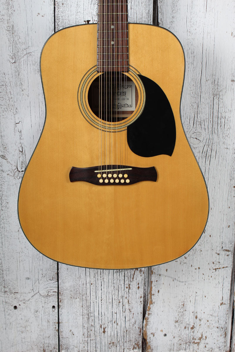 Fernandes Palisade D30-12 12 String Acoustic Electric Guitar with Hardshell Case