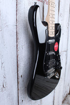 Fender Squier Sonic Stratocaster HSS Electric Guitar Black with Black Pickguard
